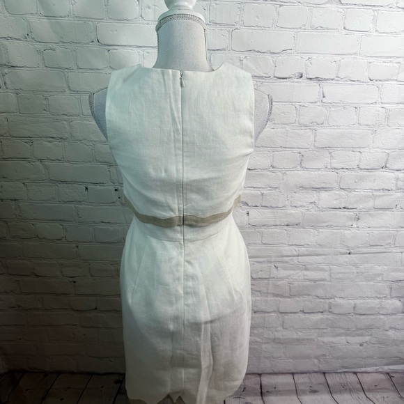 J. Crew Going Places Linen Wavy Dress 0 - Picture 5 of 11